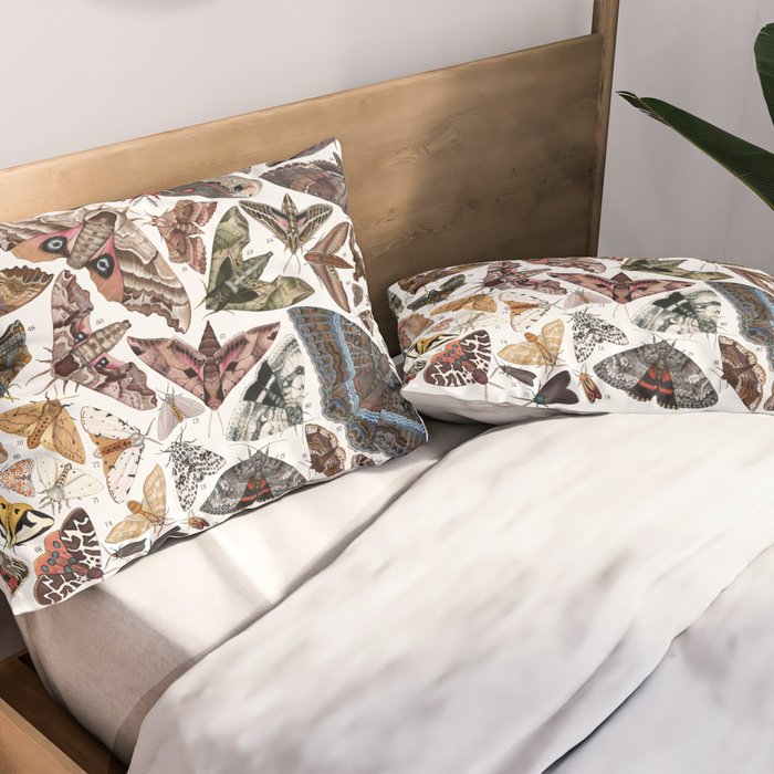 Moths of North America Pillow Sham Gallery Image 2