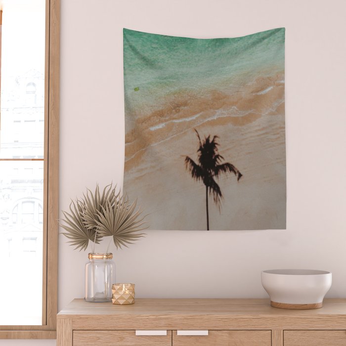 seashore ii - porto de galinhas brazil Wall Tapestry Gallery Image 2
