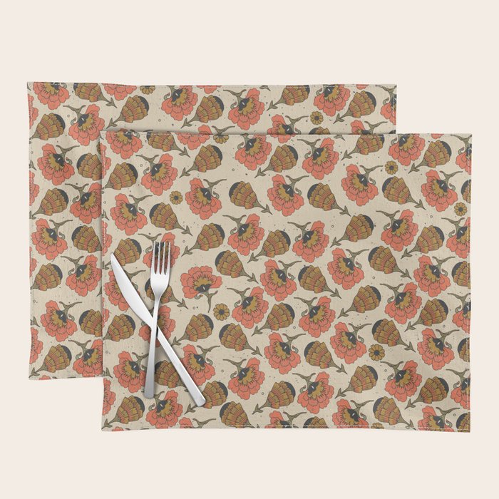 Day By Day Pattern  Placemat Gallery Image 1