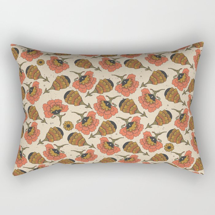 Day By Day Pattern  Rectangular Pillow Gallery Image 1