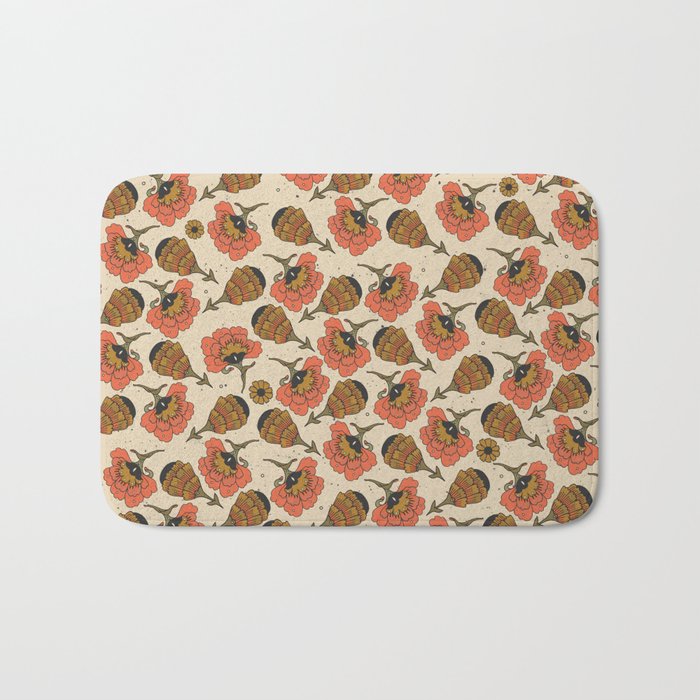 Day By Day Pattern  Bath Mat Gallery Image 1