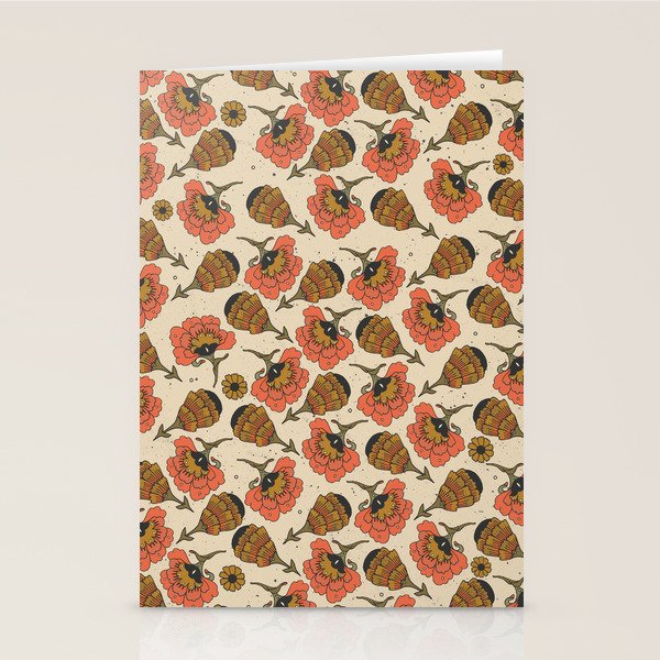 Day By Day Pattern  Stationery Card Gallery Image 2