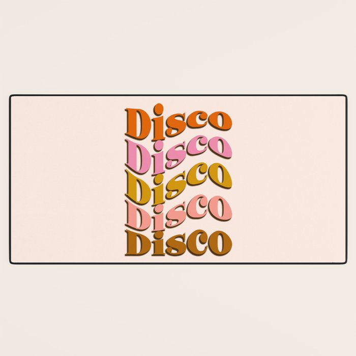 Groovy Disco Disco Desk Mat Gallery Image 3