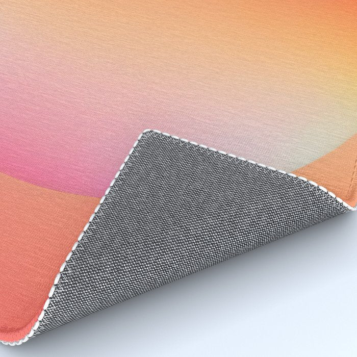 The Light Within, Spiritual Positivity Yoga Aura, Energy Soft Gradient Iridescent Glow, Mindfulness Graphic Design Motivational  Rug Gallery Image 4