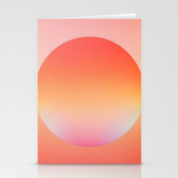 The Light Within, Spiritual Positivity Yoga Aura, Energy Soft Gradient Iridescent Glow, Mindfulness Graphic Design Motivational  Stationery Card Gallery Image 2