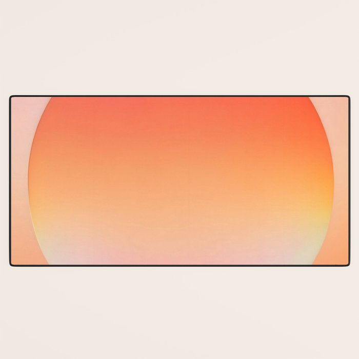 The Light Within, Spiritual Positivity Yoga Aura, Energy Soft Gradient Iridescent Glow, Mindfulness Graphic Design Motivational  Desk Mat Gallery Image 3