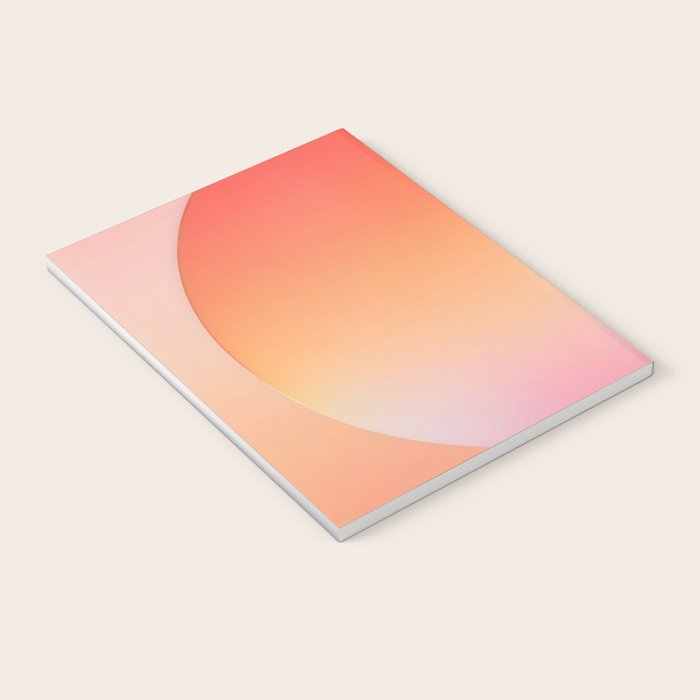 The Light Within, Spiritual Positivity Yoga Aura, Energy Soft Gradient Iridescent Glow, Mindfulness Graphic Design Motivational  Notebook Gallery Image 3