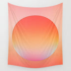 The Light Within, Spiritual Positivity Yoga Aura, Energy Soft Gradient Iridescent Glow, Mindfulness Graphic Design Motivational  Wall Tapestry Gallery Image 4