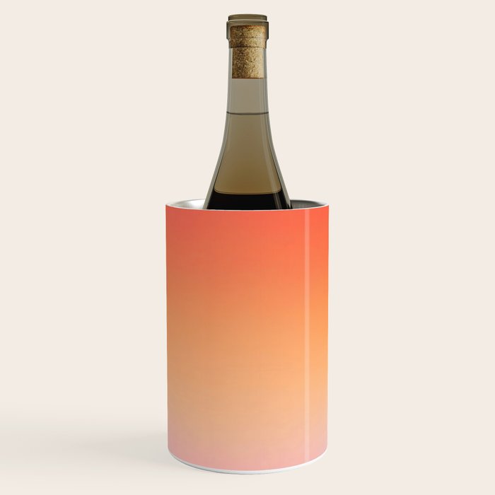 The Light Within, Spiritual Positivity Yoga Aura, Energy Soft Gradient Iridescent Glow, Mindfulness Graphic Design Motivational  Wine Chiller Gallery Image 1