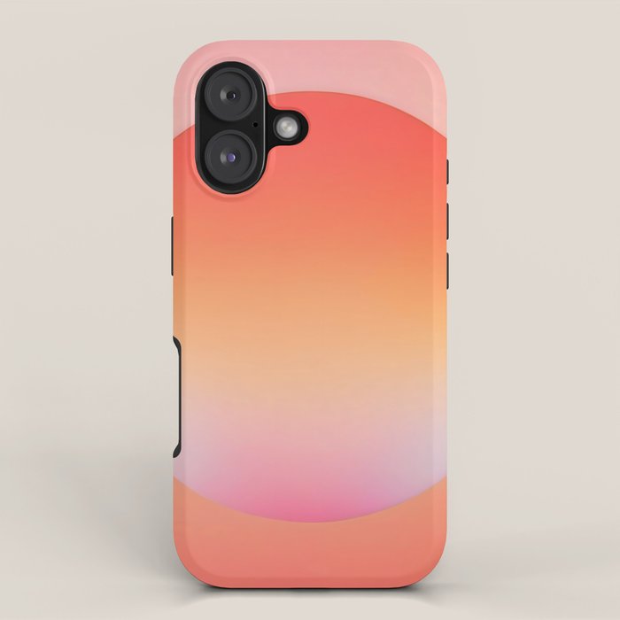 The Light Within, Spiritual Positivity Yoga Aura, Energy Soft Gradient Iridescent Glow, Mindfulness Graphic Design Motivational  iPhone Case Gallery Image 1