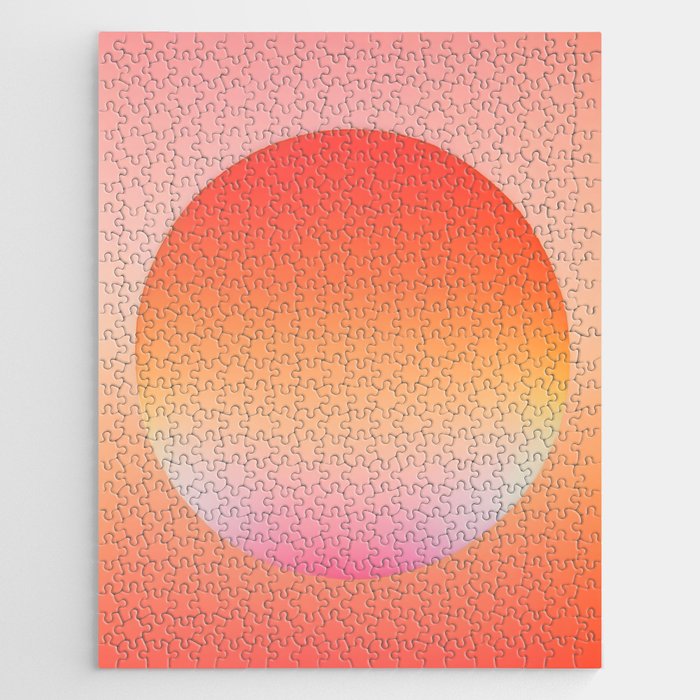 The Light Within, Spiritual Positivity Yoga Aura, Energy Soft Gradient Iridescent Glow, Mindfulness Graphic Design Motivational  Jigsaw Puzzle Gallery Image 1