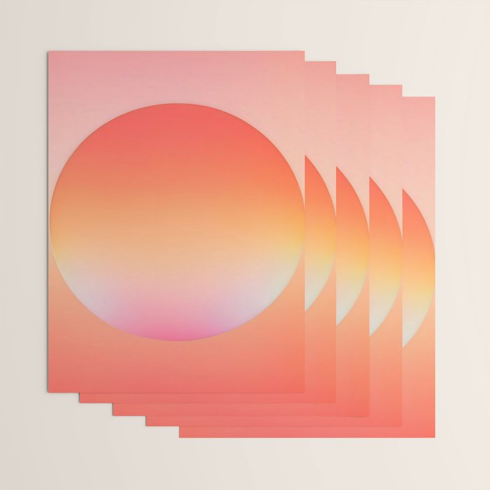 The Light Within, Spiritual Positivity Yoga Aura, Energy Soft Gradient Iridescent Glow, Mindfulness Graphic Design Motivational  Wrapping Paper Gallery Image 3