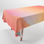 The Light Within, Spiritual Positivity Yoga Aura, Energy Soft Gradient Iridescent Glow, Mindfulness Graphic Design Motivational  Tablecloth Gallery Image 1