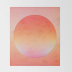 The Light Within, Spiritual Positivity Yoga Aura, Energy Soft Gradient Iridescent Glow, Mindfulness Graphic Design Motivational  Throw Blanket Gallery Image 2