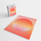 The Light Within, Spiritual Positivity Yoga Aura, Energy Soft Gradient Iridescent Glow, Mindfulness Graphic Design Motivational  Jigsaw Puzzle Gallery Image 2