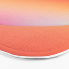 The Light Within, Spiritual Positivity Yoga Aura, Energy Soft Gradient Iridescent Glow, Mindfulness Graphic Design Motivational  Bath Mat Gallery Image 3