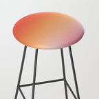 The Light Within, Spiritual Positivity Yoga Aura, Energy Soft Gradient Iridescent Glow, Mindfulness Graphic Design Motivational  Stool Gallery Image 2