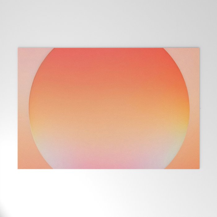 The Light Within, Spiritual Positivity Yoga Aura, Energy Soft Gradient Iridescent Glow, Mindfulness Graphic Design Motivational  Welcome Mat Gallery Image 1