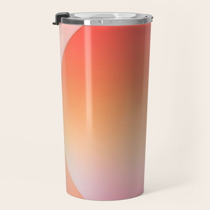The Light Within, Spiritual Positivity Yoga Aura, Energy Soft Gradient Iridescent Glow, Mindfulness Graphic Design Motivational  Travel Mug Gallery Image 3