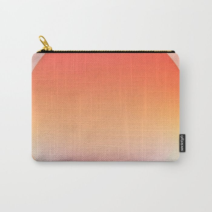 The Light Within, Spiritual Positivity Yoga Aura, Energy Soft Gradient Iridescent Glow, Mindfulness Graphic Design Motivational  Carry All Pouch Gallery Image 1