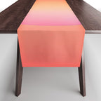 The Light Within, Spiritual Positivity Yoga Aura, Energy Soft Gradient Iridescent Glow, Mindfulness Graphic Design Motivational  Table Runner Gallery Image 1