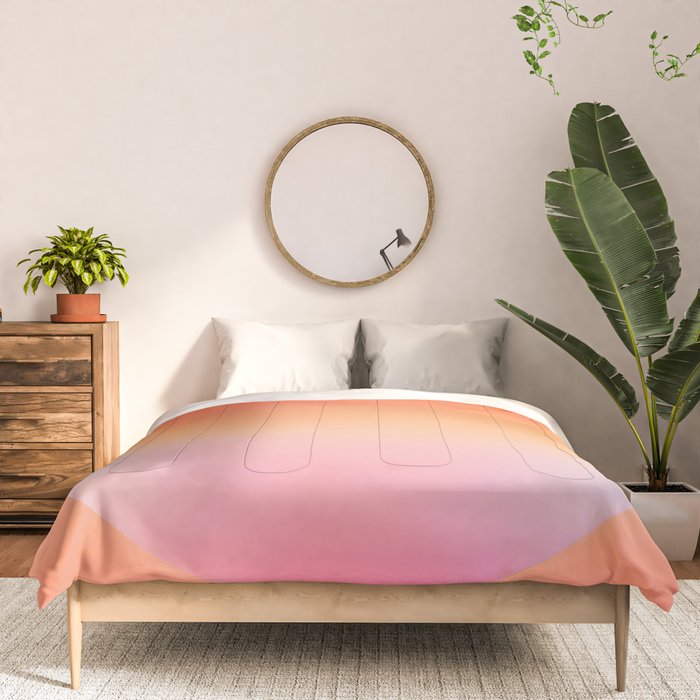 The Light Within, Spiritual Positivity Yoga Aura, Energy Soft Gradient Iridescent Glow, Mindfulness Graphic Design Motivational  Comforter Gallery Image 3