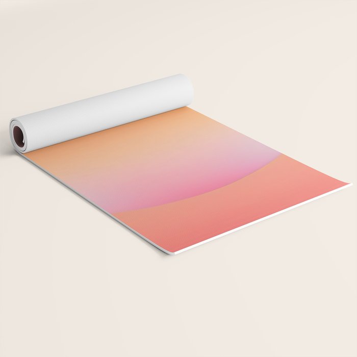 The Light Within, Spiritual Positivity Yoga Aura, Energy Soft Gradient Iridescent Glow, Mindfulness Graphic Design Motivational  Yoga Mat Gallery Image 2