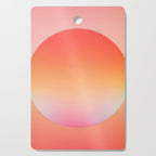 The Light Within, Spiritual Positivity Yoga Aura, Energy Soft Gradient Iridescent Glow, Mindfulness Graphic Design Motivational  Cutting Board Gallery Image 1