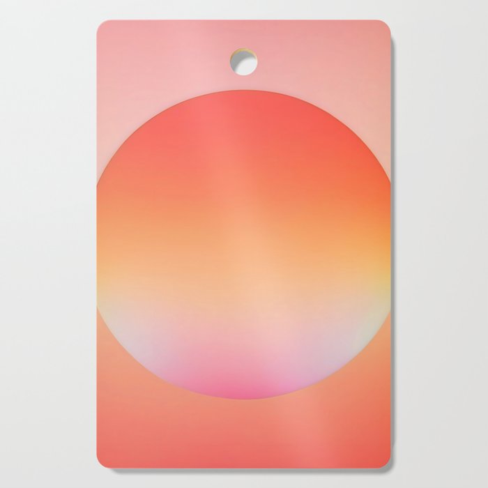 The Light Within, Spiritual Positivity Yoga Aura, Energy Soft Gradient Iridescent Glow, Mindfulness Graphic Design Motivational  Cutting Board Gallery Image 1
