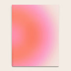 Les Couleurs | 04 - Aura Print Neutral Pink And Orange Preppy Decor Modern Gradient Notebook Gallery Image 4
