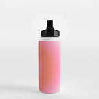 Les Couleurs | 04 - Aura Print Neutral Pink And Orange Preppy Decor Modern Gradient Water Bottle Gallery Image 2