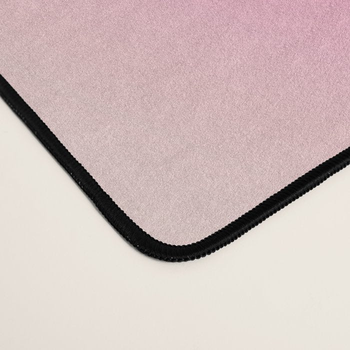 Les Couleurs | 04 - Aura Print Neutral Pink And Orange Preppy Decor Modern Gradient Desk Mat Gallery Image 4