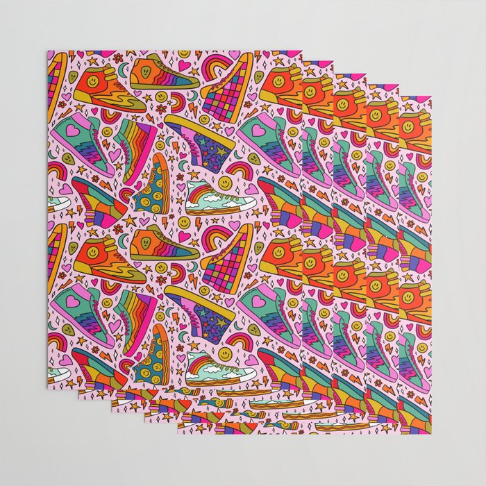 High Tops Print Wrapping Paper Gallery Image 3