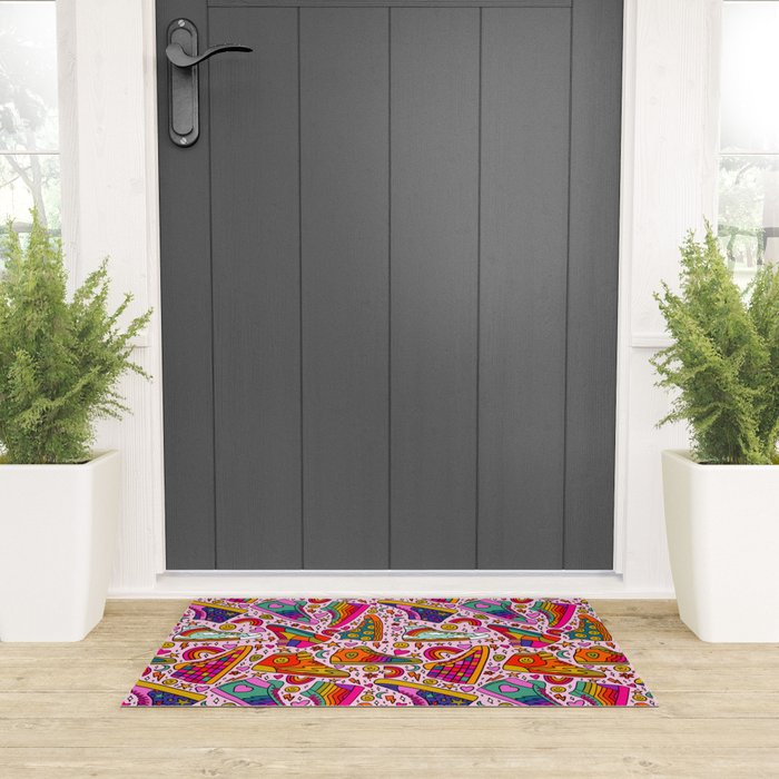 High Tops Print Welcome Mat Gallery Image 3