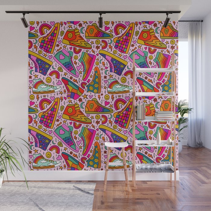 High Tops Print Wall Mural Gallery Image 1