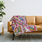 High Tops Print Throw Blanket Gallery Image 1