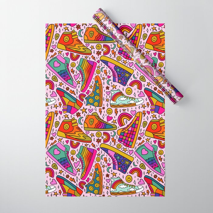 High Tops Print Wrapping Paper Gallery Image 1