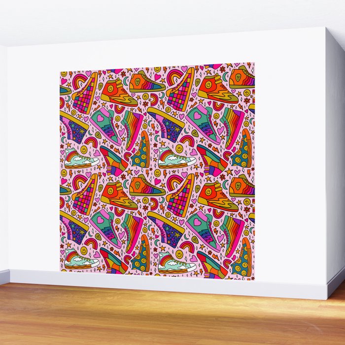 High Tops Print Wall Mural Gallery Image 2