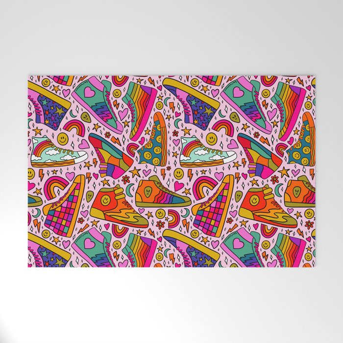 High Tops Print Welcome Mat Gallery Image 1