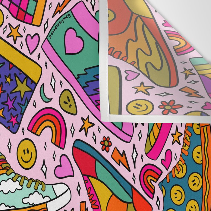 High Tops Print Wall Tapestry Gallery Image 3