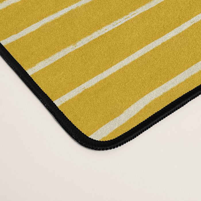 Peach & Tulip Yellow | PATTERN 06: The Retro Edition Desk Mat Gallery Image 4