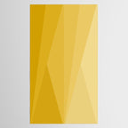 Geometric Triangles VIII Golden Yellow Tablecloth Gallery Image 2