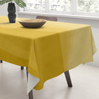 Geometric Triangles VIII Golden Yellow Tablecloth Gallery Image 3