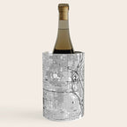Denver White Map Wine Chiller Gallery Image 2