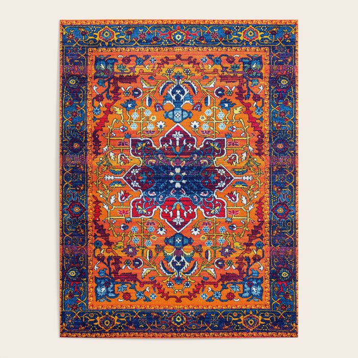Saffron Elegance: Timeless Berber Atlas Moroccan Aesthetics Poster Gallery Image 1