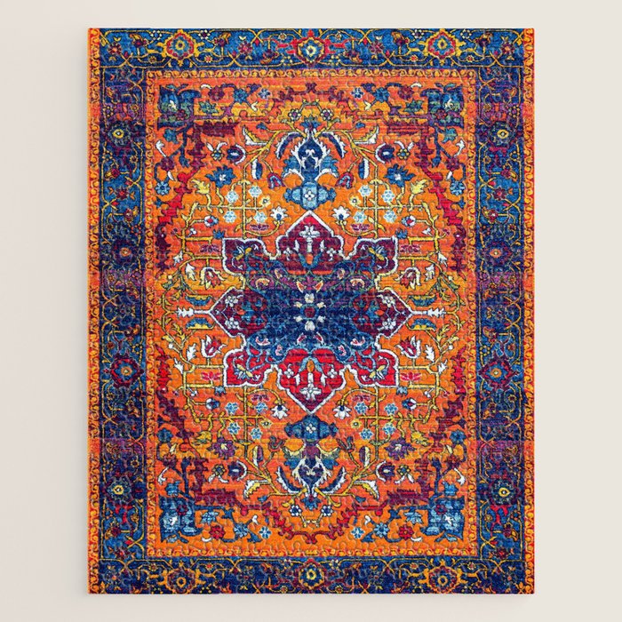 Saffron Elegance: Timeless Berber Atlas Moroccan Aesthetics Jigsaw Puzzle Gallery Image 1