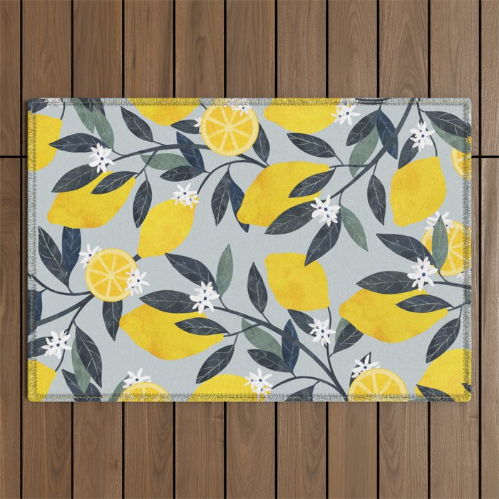 Fruit Market Positano Italy Outdoor Rug Gallery Image 1