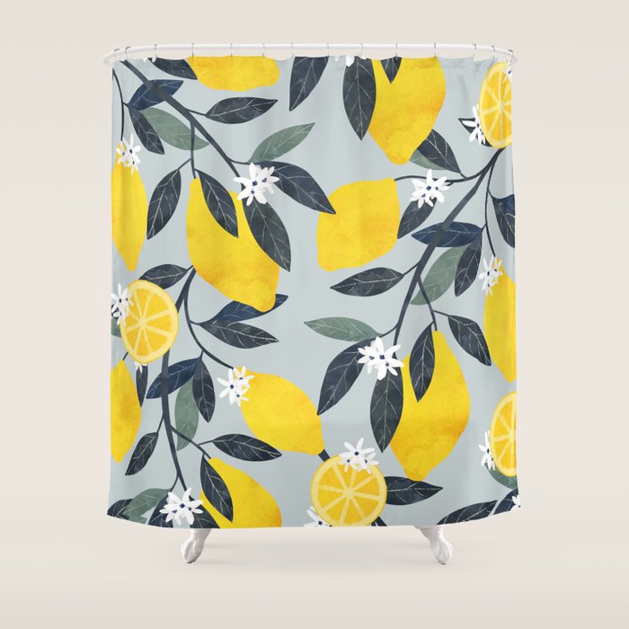 Fruit Market Positano Italy Shower Curtain Gallery Image 1