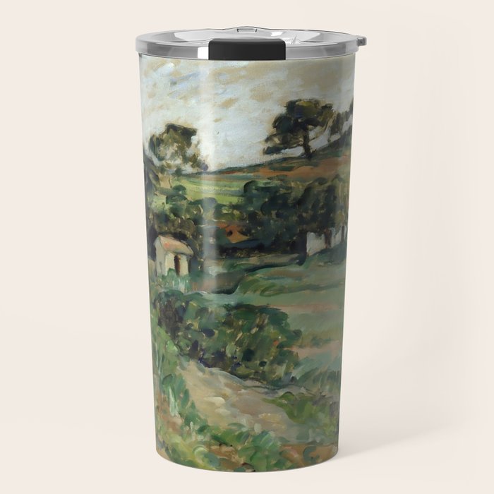 Paul Cezanne "Landscape", c.1879 Travel Mug Gallery Image 1