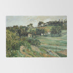 Paul Cezanne "Landscape", c.1879 Rug Gallery Image 2